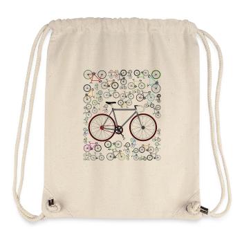 Love Fixie Road Bike - Stanley/Stella Recycled Gym Bag - natural - Front