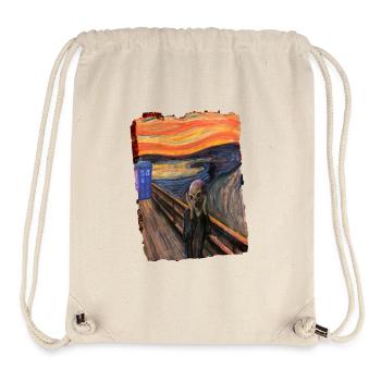 Screaming Tardis - Stanley/Stella Recycled Gym Bag - natural - Front