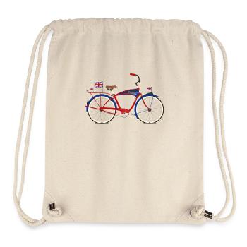 British Bicycle - Stanley/Stella Recycled Gym Bag - natural - Front