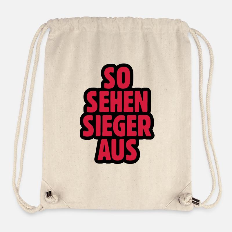 SO VOIR GAGNANT OFF - Sac à cordon recyclé Stanley/Stella - blanc naturel