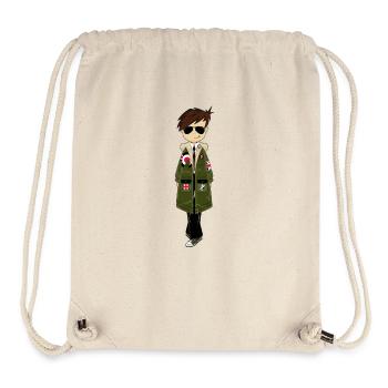 Cool Mod Boy - Stanley/Stella Recycled Gym Bag - natural - Front