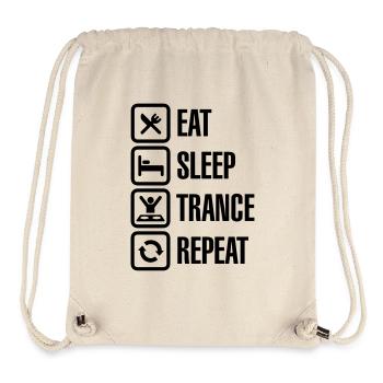 Eat Sleep Trance Repeat - Stanley/Stella Recycled Gym Bag - natural - Front