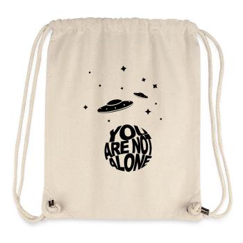 Ufo - You are not alone - Stanley/Stella recycelter Gym Bag - Naturweiß - Vorne