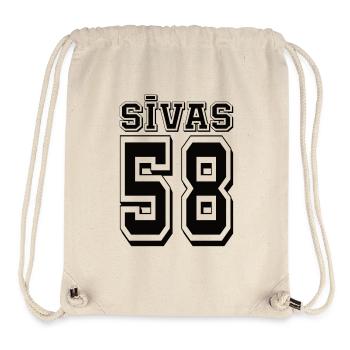 Sivas 58 - Stanley/Stella recycelter Gym Bag - Naturweiß - Vorne