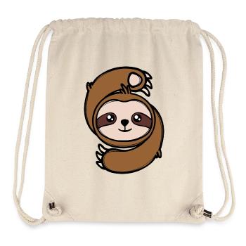 Cool Zoo Säugetier Faultier Dschungel Urwald - Stanley/Stella recycelter Gym Bag - Naturweiß - Vorne