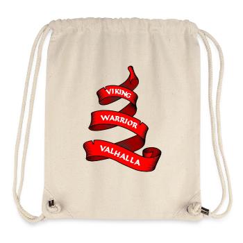Wikinger Wimpel oder Banner rot - Stanley/Stella recycelter Gym Bag - Naturweiß - Vorne
