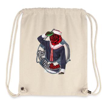 Ahoi MatRose – Maritimes Wortspiel Design - Stanley/Stella recycelter Gym Bag - Naturweiß - Vorne