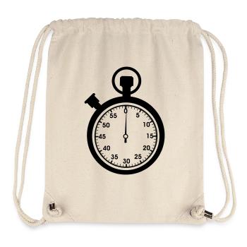 Stoppuhr-Minute - Stanley/Stella recycelter Gym Bag - Naturweiß - Vorne