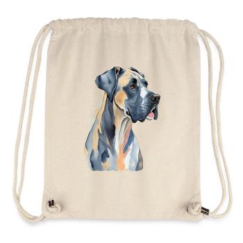 Dogge - Stanley/Stella recycelter Gym Bag - Naturweiß - Vorne