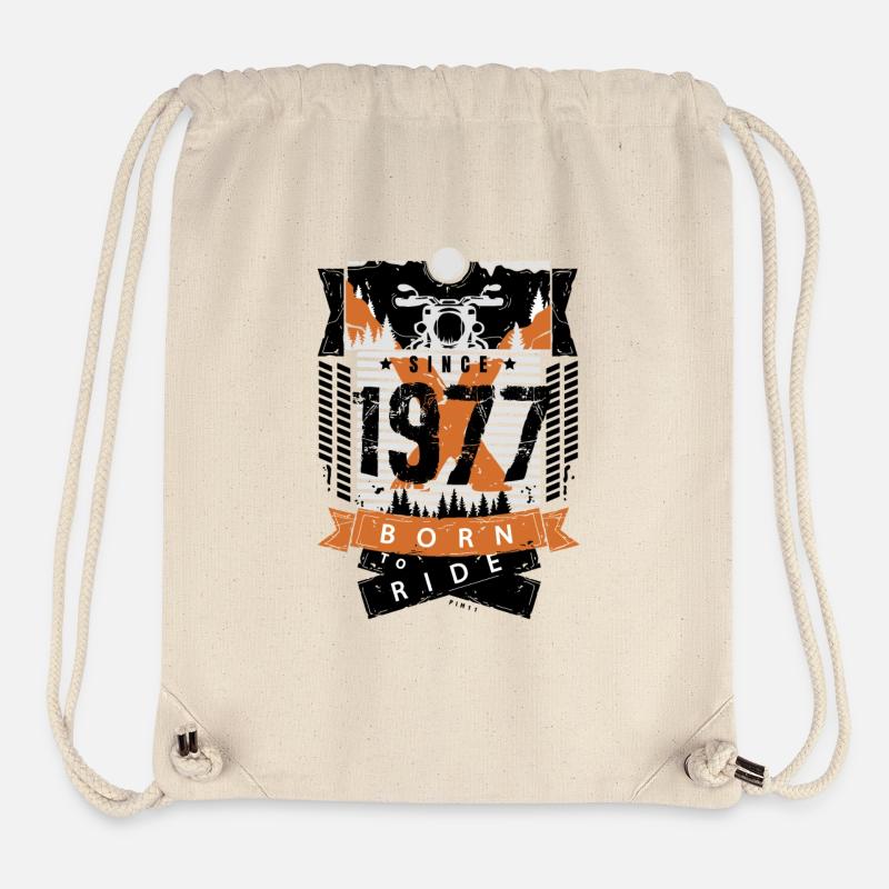 1977 - Stanley/Stella recycelter Gym Bag - Naturweiß