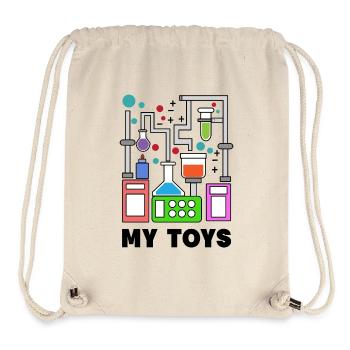 Scientist Statement Job Workaholic Career - Stanley/Stella Recycled Gym Bag - natural - Front