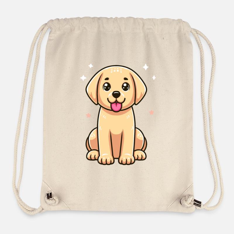 Labrador Cute - Stanley/Stella Recycled Gym Bag - natural
