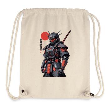 Samurai-Roboter - Stanley/Stella recycelter Gym Bag - Naturweiß - Vorne