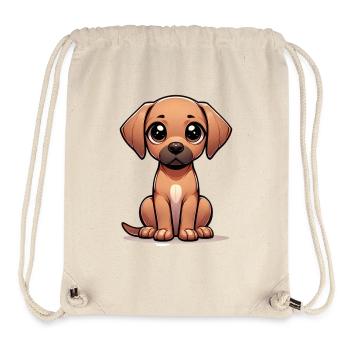Digital illustration of cute Rhodesian Ridgeback - Stanley/Stella Recycled Gym Bag - natural - Front