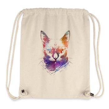 Colorful Cats - Stanley/Stella Recycled Gym Bag - natural - Front