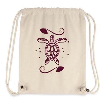 Turtle / Reptile - Reptile - Stanley/Stella Recycled Gym Bag - natural - Front