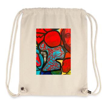 Kunstvolles Design - Stanley/Stella recycelter Gym Bag - Naturweiß - Vorne