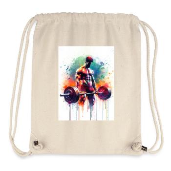 Weightlifter - Stanley/Stella Recycled Gym Bag - natural - Front