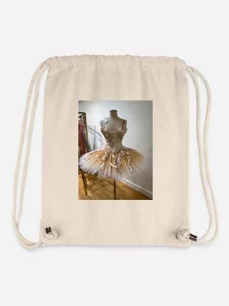 Feather ballerina tutu - Stanley/Stella Recycled Gym Bag - natural