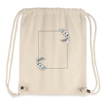 Rahmen - Stanley/Stella recycelter Gym Bag - Naturweiß - Vorne