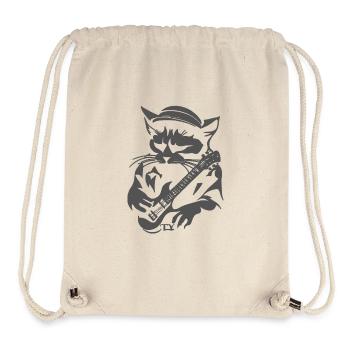 Cat power rock grey - Stanley/Stella Recycled Gym Bag - natural - Front