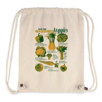 Collection Garden Veggies Vegetable Design - Stanley/Stella Recycled Gym Bag - natural - Front