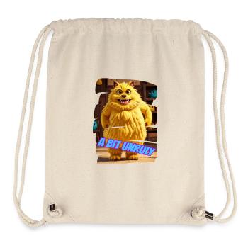 Monster 12 - Stanley/Stella recycelter Gym Bag - Naturweiß - Vorne