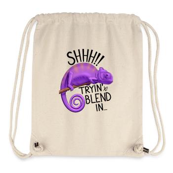 Chameleon trying to blend in - Stanley/Stella Recycled Gym Bag - natural - Front