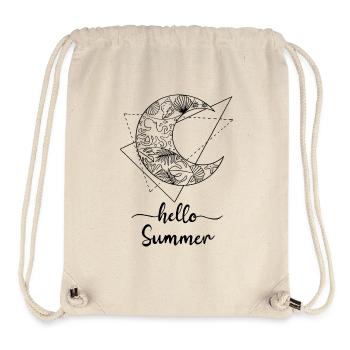 Hallo Sommer - Stanley/Stella recycelter Gym Bag - Naturweiß - Vorne