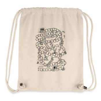 Fun ladder game on the go - treasure hunt - Stanley/Stella Recycled Gym Bag - natural - Front