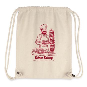 Döner Kebap - Sac à cordon recyclé Stanley/Stella - blanc naturel - Devant
