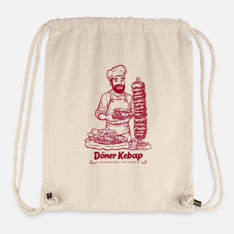 Döner Kebap - Stanley/Stella recycelter Gym Bag - Naturweiß