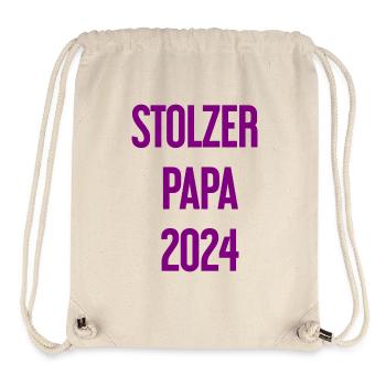 Proud Dad 2024 – for new fathers - Stanley/Stella Recycled Gym Bag - natural - Front