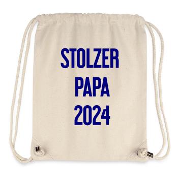 Proud Dad 2024 – for new fathers - Stanley/Stella Recycled Gym Bag - natural - Front