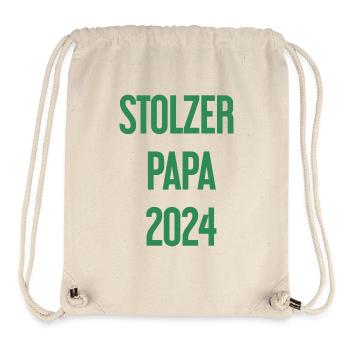 Proud Dad 2024 – for new fathers - Stanley/Stella Recycled Gym Bag - natural - Front