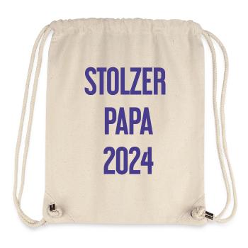 Proud Dad 2024 – for new fathers - Stanley/Stella Recycled Gym Bag - natural - Front
