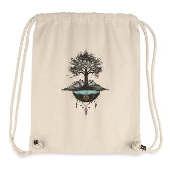 Mystic Tree - Stanley/Stella recycelter Gym Bag - Naturweiß - Vorne