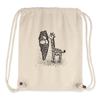 An cream the size of a giraffe - Stanley/Stella Recycled Gym Bag - natural - Front