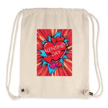 Valentines Day - Stanley/Stella Recycled Gym Bag - natural - Front