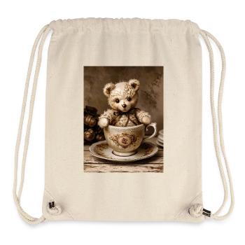 The Teacup Guardian - Stanley/Stella Recycled Gym Bag - natural - Front
