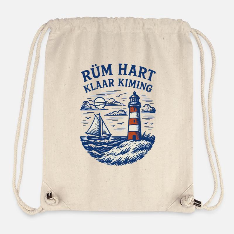 Rüm Hart - Clear Kiming - Stanley/Stella Recycled Gym Bag - natural