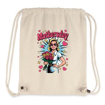 Supermom – Popart Muttertagsmotiv - Stanley/Stella recycelter Gym Bag - Naturweiß - Vorne