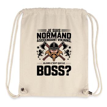 Impactful Norman Viking - Stanley/Stella Recycled Gym Bag - natural - Front