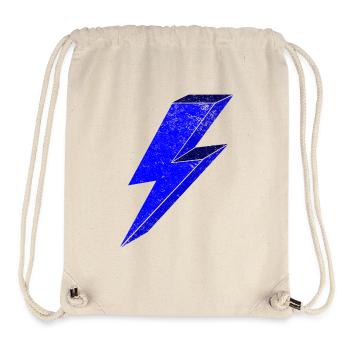 Blue lightning design for dynamism 3D - Stanley/Stella Recycled Gym Bag - natural - Front