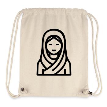 Muslim woman - Stanley/Stella Recycled Gym Bag - natural - Front