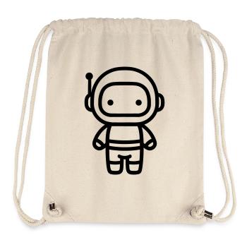 astronaute - Sac à cordon recyclé Stanley/Stella - blanc naturel - Devant