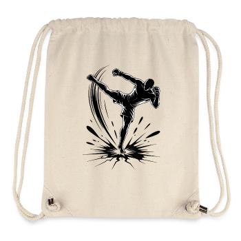 High Kick MMA - Stanley/Stella recycelter Gym Bag - Naturweiß - Vorne