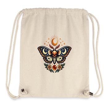 Lunar butterfly and stellar flowers - Stanley/Stella Recycled Gym Bag - natural - Front