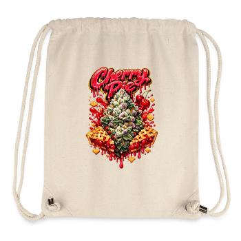 Kirschkuchen-Graffiti-Druck - Stanley/Stella recycelter Gym Bag - Naturweiß - Vorne