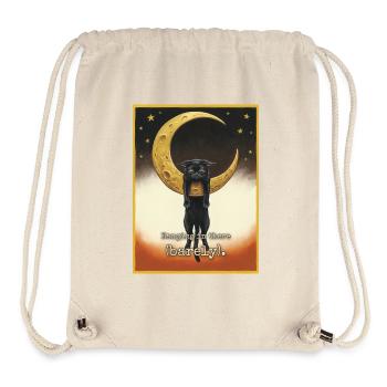 Kaum hängende Katze - Stanley/Stella recycelter Gym Bag - Naturweiß - Vorne